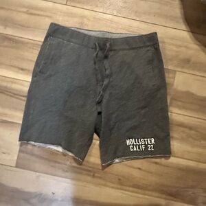 Hollister Men's Athletic Shorts in Dark Gray